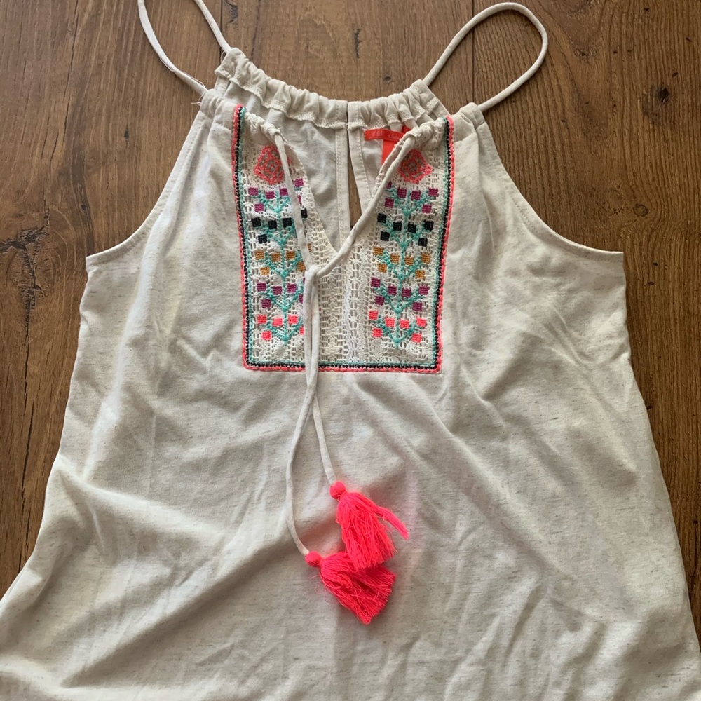 Chelsea and Violet Embroidered Tank